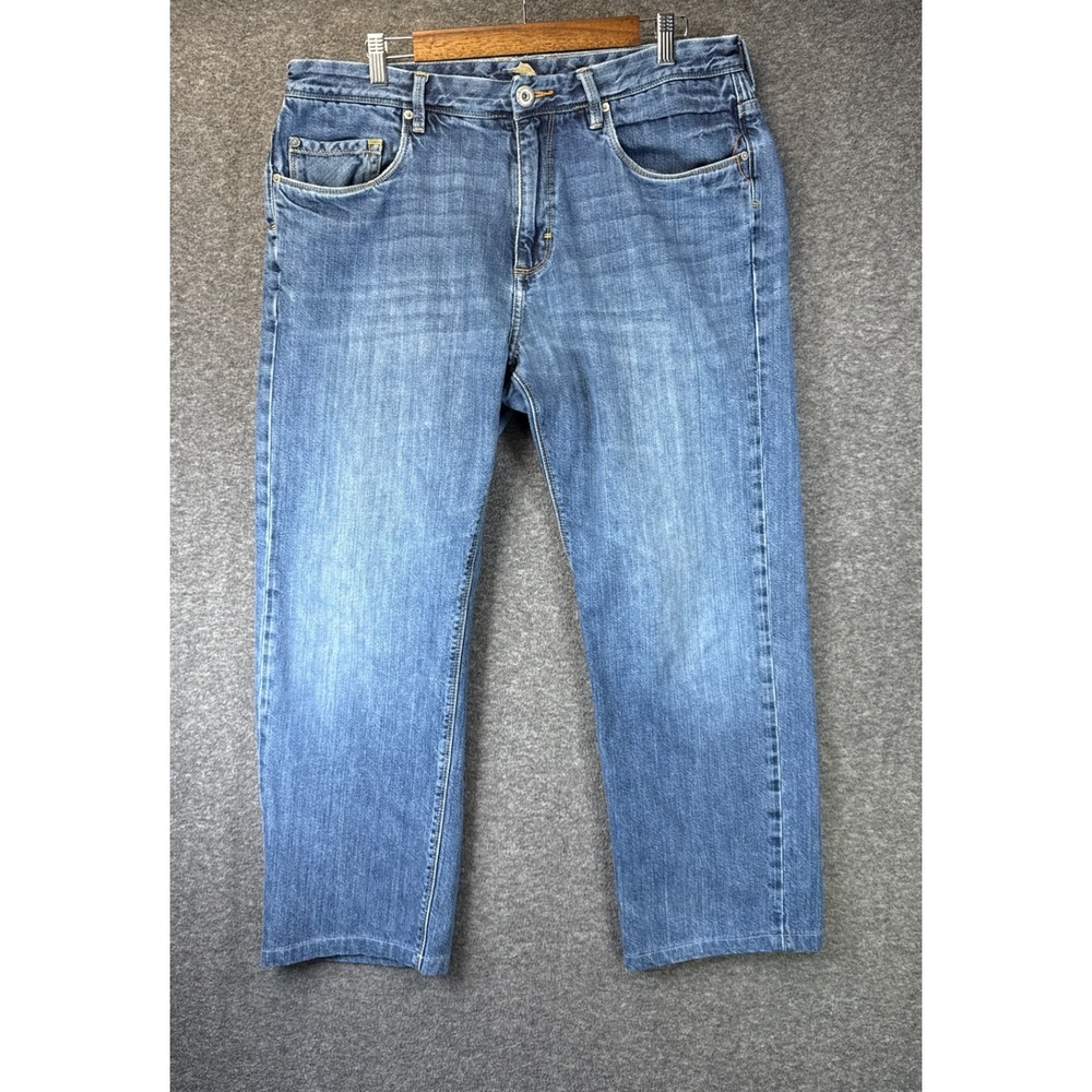 Tommy Bahama Jeans Mens 34x28 Blue Denim Standard Fit Straight Leg Medium Wash